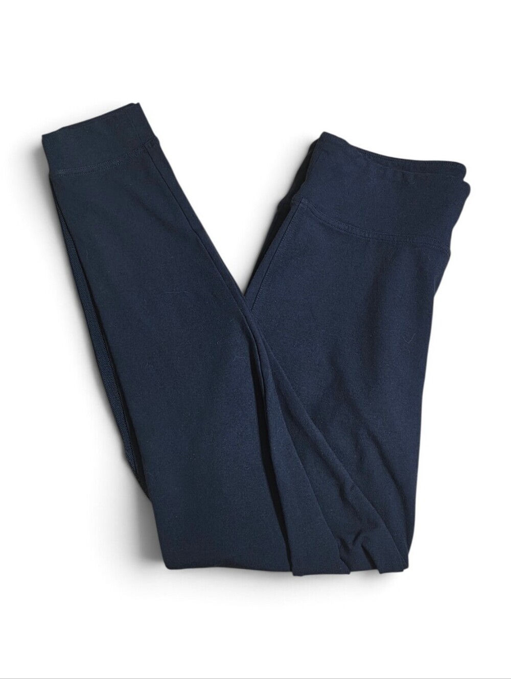 Victoria Sport Ankle Tapered Sweatpants / Mesh Stripe Joggers Size Medium Navu